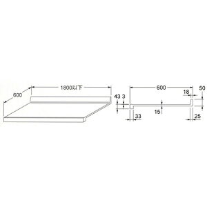 JN_C KAKUDAI ʃJE^[ A_[JE^[AXm[zCg 1m̉i 497-101-W Eyiz