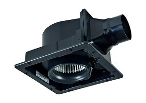 三菱【VD-15ZLPC14-IN】 換気扇 ダクト用換気扇 天井埋込形 接続パイプΦ100mm 埋込寸法260mm角 浴室・トイレ・洗面所用 サニタリー用 風圧式シャッター付 グリル別売 低騒音形 VD-15ZLPC13-INの後継品
