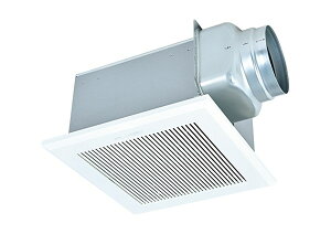 三菱【VD-18ZXP14-C】 換気扇 ダクト用換気扇 天井埋込形 接続パイプΦ150mm 埋込寸法315mm角 単相 100V 居間・事務所・店舗用 風圧式シャッター付 インテリア格子タイプ 大風量タイプ VD-18ZXP13-Cの後