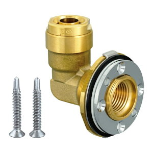 オンダ製作所 ONDA 【WL69-1313-13-S】 おふロック UB壁貫通継手(供回り防止タイプ) Rp1/2×13A(PEX・PB) ダブルロックジョイント 架橋ポリエチレン管 接続