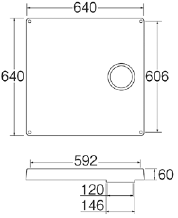 楽天市場】洗濯パン 防水パン H541-640 640mm×640mm 三栄水栓 楽天市場】洗濯パン 防水パン H541-640 640mm×640mm 三栄水栓