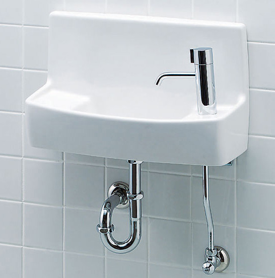 セール商品 SEAL限定商品 手洗い器 セット 手洗い器セット 手洗い器一式セット 壁給水 壁排水 L-A74HC BW1 ピュアホワイト ハンドル水栓 イナックス ハイパーキラミック INAX 壁付け LIXIL リクシル トイレ用