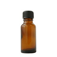 【ポイント2倍】茶色遮光瓶 20ml (ドロッパー付) [精油・アロマ・クラフト]【公式】アロマ専門店 カリス…