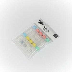 たれビン 角(小)6ml 10個入り 本体透明 カラーキャップ 4色 K-1789 お弁当 ピクニック 醤油 ソース 調味料