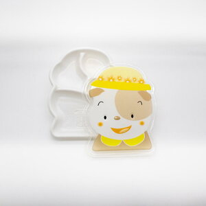 使い捨て弁当容器 YF-2S-1 いぬセット 600枚 子ども用 ランチ弁当 子供が使いやすい弁当容器 仕切り付き プラスチック弁当容器 テイクアウト容器 業務用弁当容器