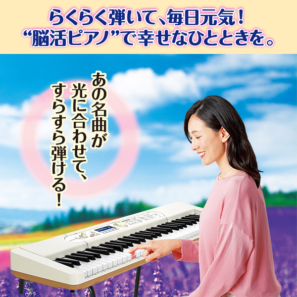 楽天市場】【6月中旬出荷】カシオ 楽らくキーボード LK-526 ココチモ ...