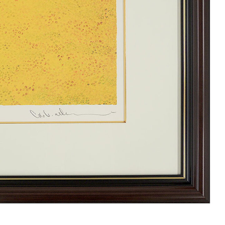 楽天市場】版画 中島潔 「花かずら」 リトグラフ 額付き 新品 作家直筆  