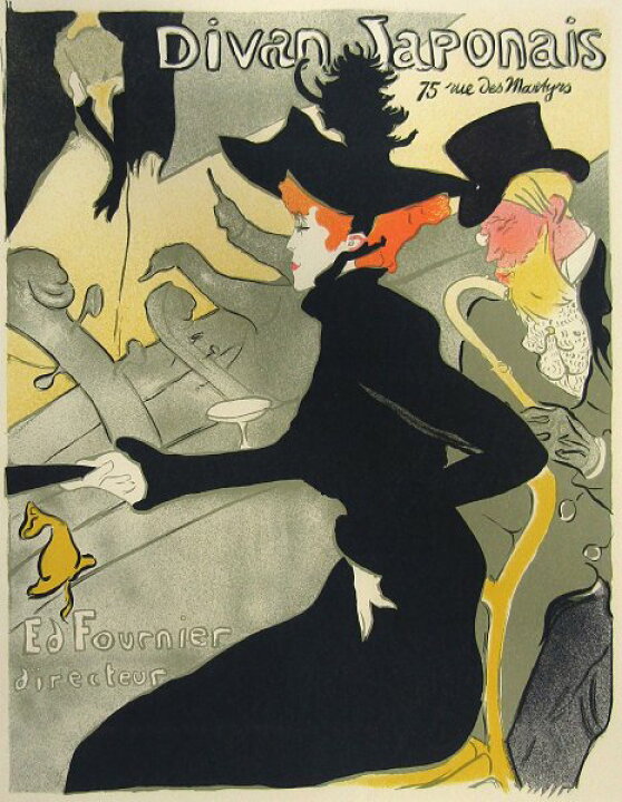 楽天市場】版画 ロートレック 「ル・ディヴァン・ジャポネ  