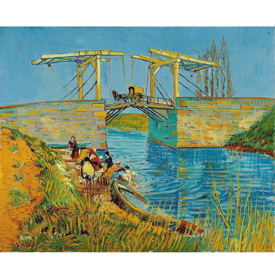 ヴィンセント・ヴァン・ゴッホ(Gogh)ラングロワの橋(アルルのはね橋