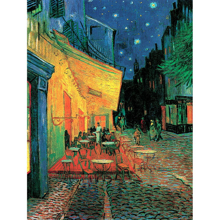 楽天市場】絵画 F6号 ゴッホ 「夜のカフェテラス」 複製画 額入り 世界 