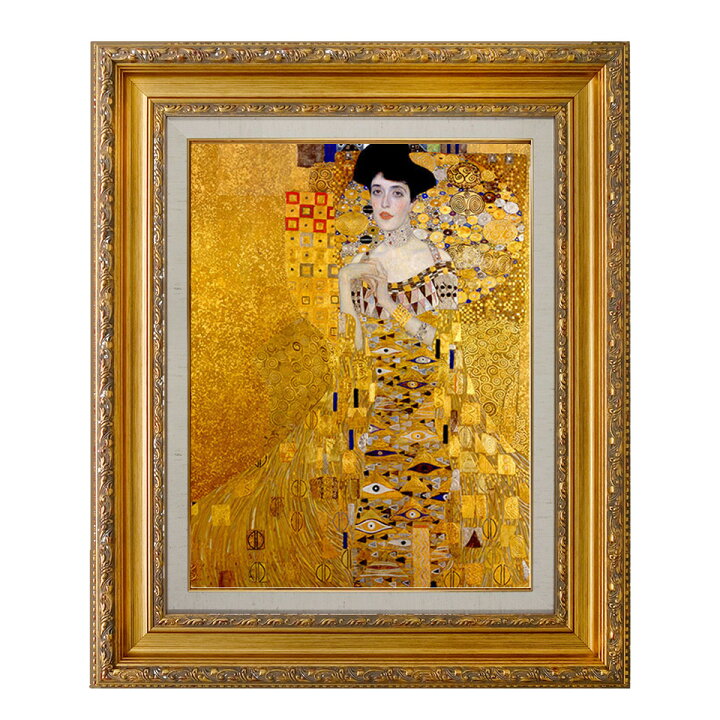 楽天市場】絵画 F6号 クリムト 「アデーレ・ブロッホ=バウアーの肖像 I 
