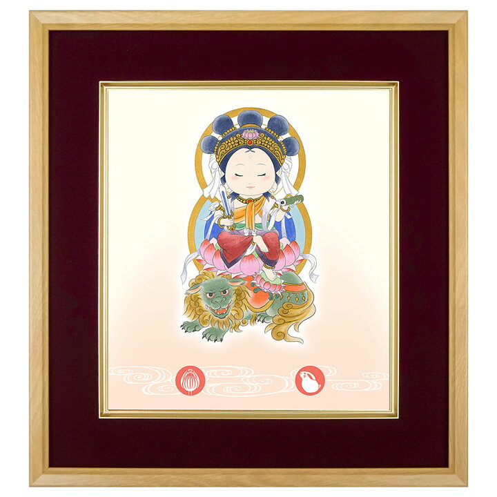 楽天市場】文殊菩薩 卯(うさぎ)年生まれの守り御本尊 白木由希／筆 