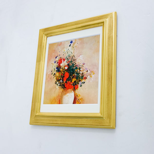 楽天市場】複製画 オディロン・ルドン 「花瓶の花」 額付き 紙に