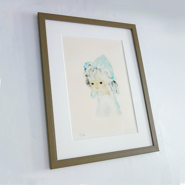 楽天市場】版画 いわさきちひろ 「赤ちゃんのくるひ」 リトグラフ 額 