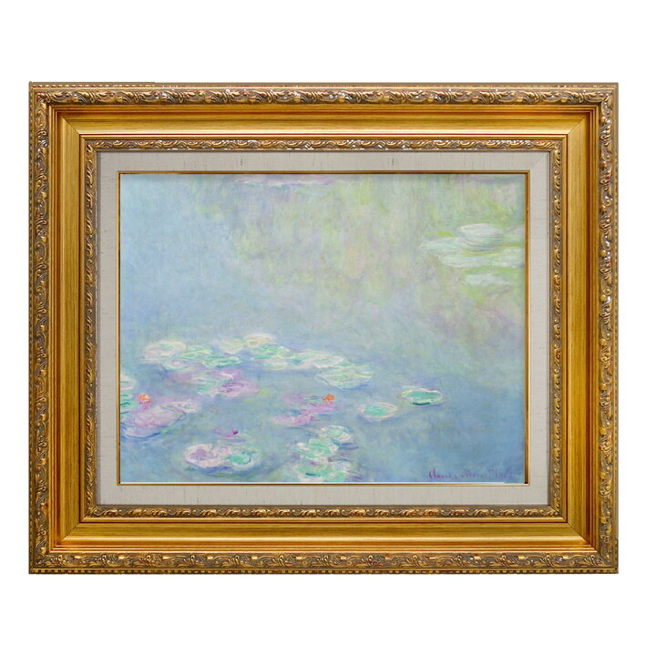 楽天市場】絵画 F6号 モネ 「睡蓮 （ウースター美術館）」 複製画 額 
