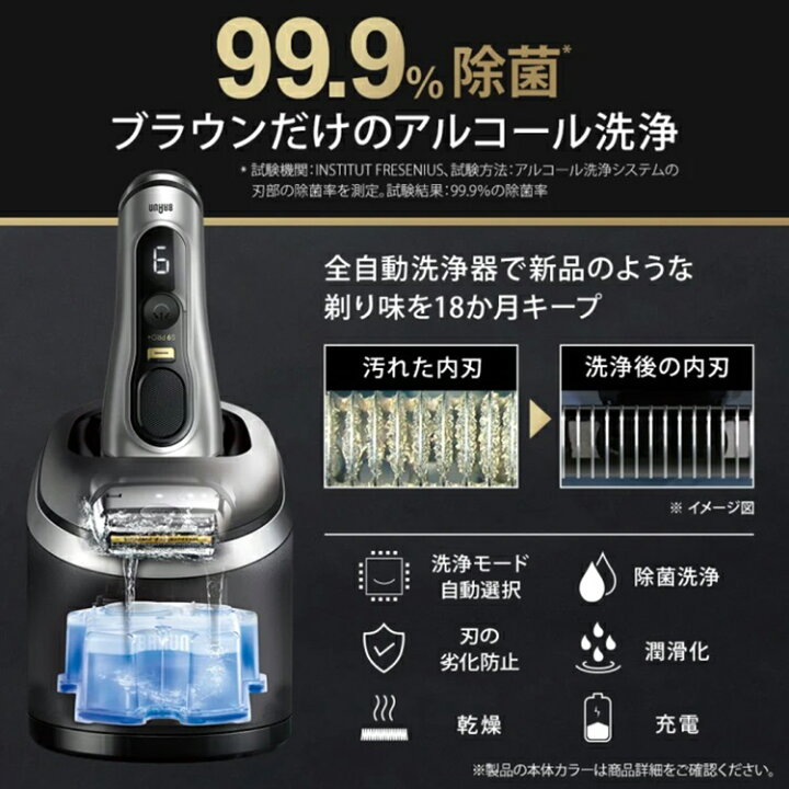 楽天市場】ブラウン シリーズ9 Pro+ 電気シェーバー 6in1全自動 
