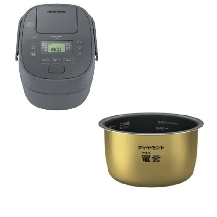楽天市場】Panasonic 可変圧力IH炊飯器おどり炊き SR-MPB100-H 