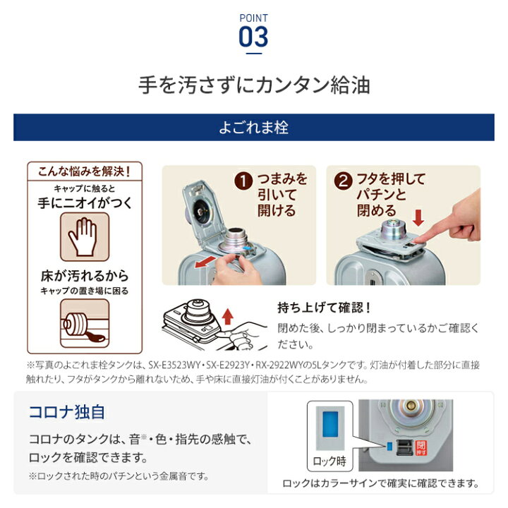 楽天市場】コロナ ポータブル石油ストーブ 反射型 SXシリーズ 木造8畳 