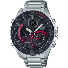 CASIO EDIFICE カシオ エディフィス ECB-900YDB-1AJF メンズ腕時計 国内正規品 ステンレススチールバンド レッド