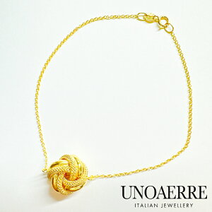 UNOAERRE �E�m�A�G�� �u���X���b�g 18�� K18 K18YG 750YG ���іڃ��`�[�t �S�[���h �V���v�� �C�^���A�� �В��܁��W���G���[BOX�t���I �v���[���g