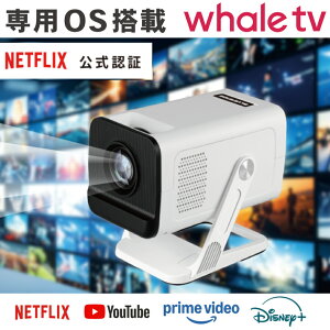 WhaleTV���� �V�ʓ��e�z�[���v���W�F�N�^�[BW-NP01150ANSI���[���� �R���p�N�g �ǖʓ��e OS���� �~���[�����O NETFLIX YouTube PrimeVideo Disney+