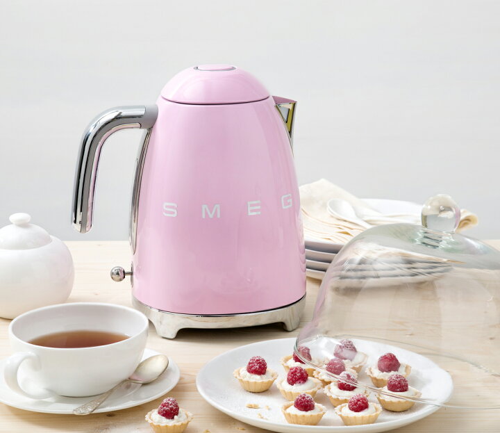 楽天市場】（日本正規販売店）SMEG 電気ケトル 1.7L【ピンク 