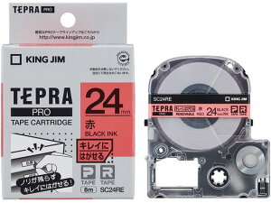 �y�y�V�X�[�p�[SALE���聚�|�C���g2�{��2,000�~�N�[�|���z�L���O�W�� �e�v��PRO�p �L���C�ɂ͂����郉�x�� 24mm �� SC24RE �� ���b�h �e�v��PRO�e�[�v �L���O�W�� �e�v�� �����@��