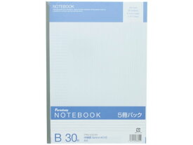 【レビュー投稿で100円OFFクーポン】ノートブック A4 B罫 5冊 Forestway 中学生 業務用 まとめ買い 6mm B罫 罫線6mm幅 A4ノート