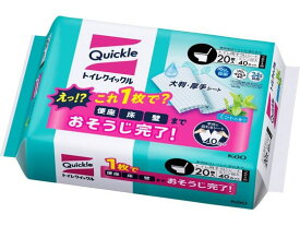 KAO トイレクイックル つめかえ用 20枚入 トイレ掃除 クリーナー 清掃 掃除 洗剤