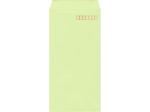 【レビュー投稿で100円OFFクーポン】イムラ 長3カラークラフト封筒ウグイス 100枚 N3S-409 長3 A4サイズ横三ツ折り用 長タイプ封筒 色付き ノート