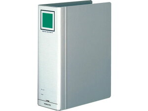 【レビュー投稿で100円OFFクーポン】コクヨ チューブファイル〈エコツインR〉A4タテ とじ厚80mm シルバー A4 両開きパイプファイル パイプ式ファイル