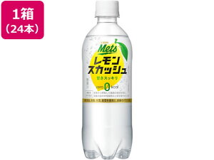 【レビュー投稿で100円OFFクーポン】送料無料 キリン メッツ プラス レモンスカッシュ 480ml×24本 果実 フルーツ 炭酸飲料 飲料 ジュース
