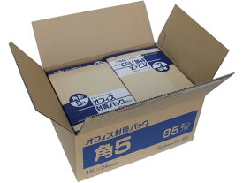 【レビュー投稿で100円OFFクーポン】送料無料 クラフト封筒 角5 85g/m2 1000枚 K85-K5 角5 A5判用 角タイプ封筒 ノート