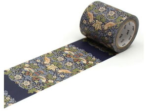 yr[e100~OFFN[|zy񂹁zJ Morris & Co. Strawberry Thief Indigo Mineral fR[Vp}XLOe[v fR[VObY