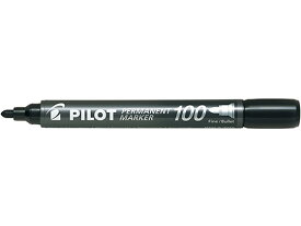 パイロット パーマネントマーカー100丸芯 ブラック MPM-10F-B 黒 油性ペン