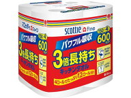 【レビュー投稿で100円OFFクーポン】クレシア スコッティ ファイン 3倍巻キッチンタオル 4ロール スコッ…