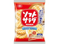 【マラソン限定★ポイント2倍＆2,000円クーポン】亀田製菓 ソフトサラダ 20枚 煎餅 おかき お菓子