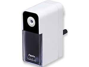 【レビュー投稿で100円OFFクーポン】アスカ らくらくあんしんけずりき ホワイト PS70W 手動 ハンドル式 鉛筆削り 鉛筆 色鉛筆