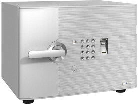 【メーカー直送】エーコー 指紋テンキー式耐火金庫 D-FACE 19.5L シルバー DFS1-FE【代引不可】【組立・設置・送料無料】指紋認証式 小型 家庭用耐火金庫 40L未満 オフィス家具