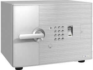【レビュー投稿で100円OFFクーポン】【メーカー直送】エーコー 指紋テンキー式耐火金庫 D-FACE 19.5L シルバー DFS1-FE【代引不可】【組立・設置・送料無料】指紋認証式 小型 家庭用耐火金庫 40L