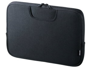 【レビュー投稿で100円OFFクーポン】【お取り寄せ】サンワサプライ ポケット付きインナーケース 11.6型ワイド IN-WETP11BK スリーブ インナーバッグ PC パソコン 家電