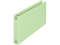 プラス フラットファイル厚とじ ノンステッチ 統一伝票用 グリーン 10冊 統一伝票用ファイル B4 1/3サイ…