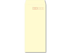 【レビュー投稿で100円OFFクーポン】テープ付きカラー封筒 長4 フレッシュトーン クリーム 100枚 N4S521F 長4 B5サイズ横四ツ折り用 長タイプ封筒 色付き ノート