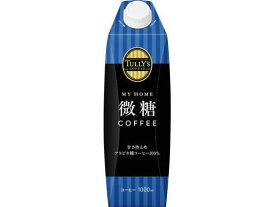 伊藤園 TULLY'S COFFEE 微糖 1L ペットボトル パックコーヒー 缶飲料 ボトル飲料