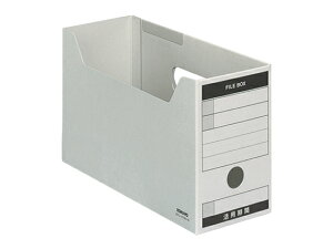 【レビュー投稿で100円OFFクーポン】コクヨ ファイルボックス-FS〈Bタイプ〉B4 1/3ヨコ グレー5冊 ボックスファイル 紙製 ボックス型ファイル