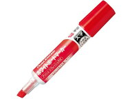 【レビュー投稿で100円OFFクーポン】ペンテル ホワイトボードマーカー 平芯 太字 赤 EMWL6W-B 赤 レッド…