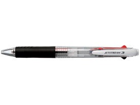三菱鉛筆 ジェットストリーム3色ボールペン0.7mm透明 SXE340007.T 3色 油性ボールペン 多色 多機能