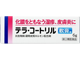 【第(2)類医薬品】薬)アリナミン製薬 テラ・コートリル軟膏a 6g 軟膏 クリーム 化膿 おでき 皮膚の薬 医薬品