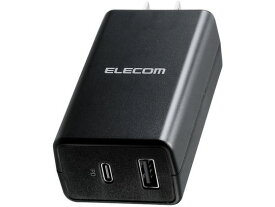 【お取り寄せ】エレコム ACアダプター タイプC×1 USB-A×1 ACDC-PD1757BK アクセサリー PCアクセサリー PC