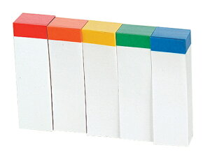 【レビュー投稿で100円OFFクーポン】ビュートン 貼ってはがせるノリ付メモ 色帯5色×100枚 MM-200 小 幅 ふせん インデックス メモ ノート